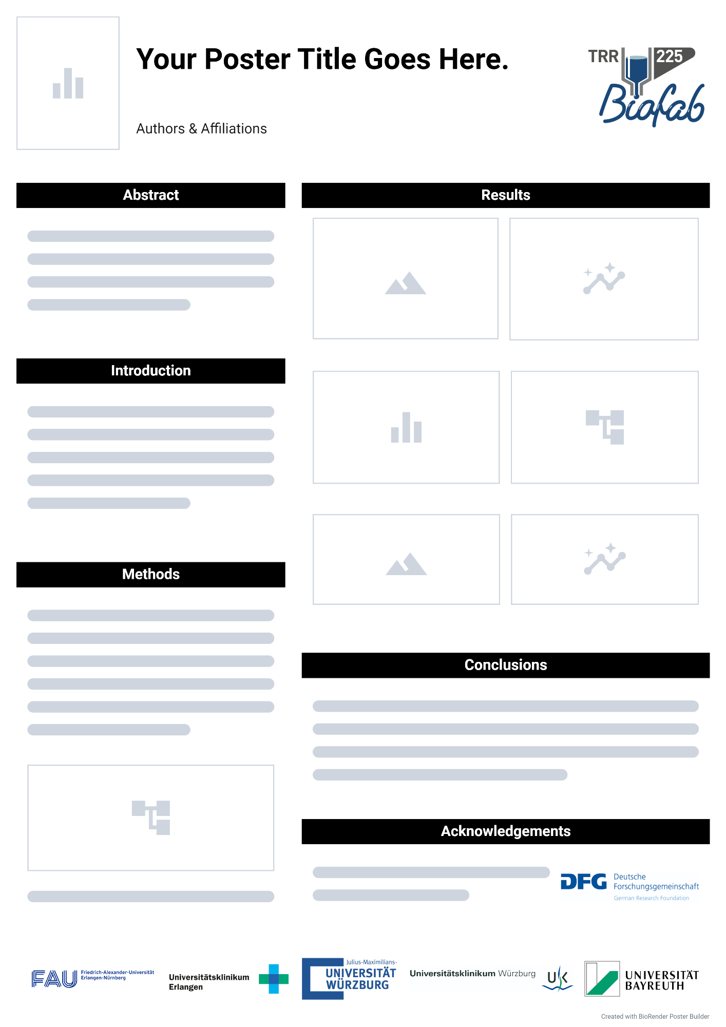 Make scientific figures in minutes using existing templates.