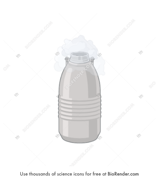 Free Dewar (Molecular Dimensions CX100, open, with liquid nitrogen