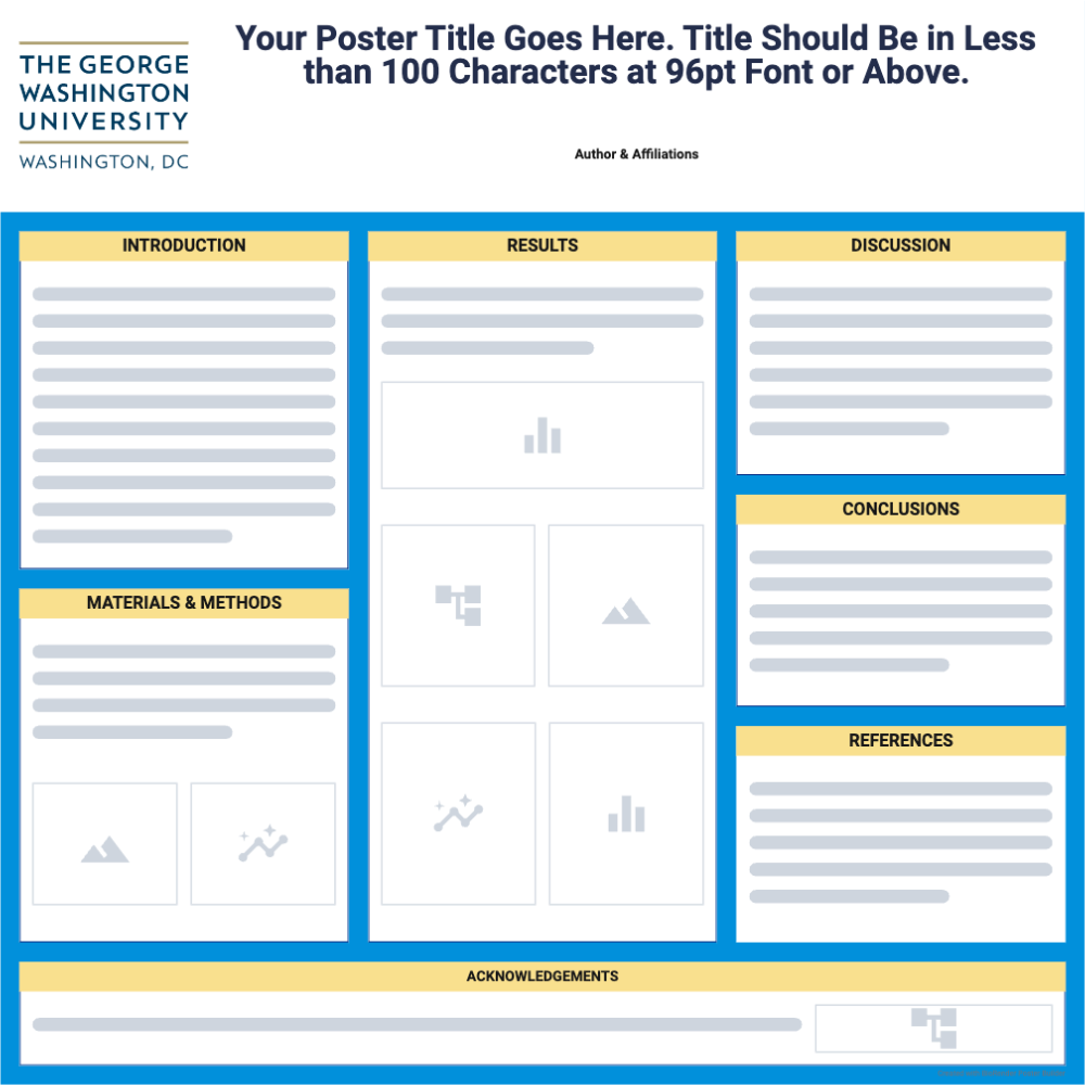 The Washington University Poster Template Square BioRender