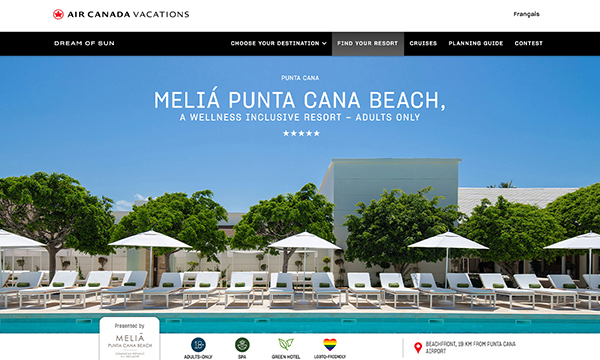 Meliá Punta Cana Beach, A Wellness Inclusive Resort – Adults Only | Air  Canada Vacations