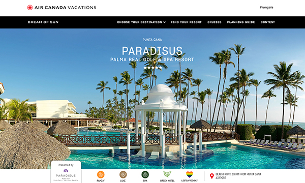 Paradisus Palma Real Golf u0026 Spa Resort | Air Canada Vacations