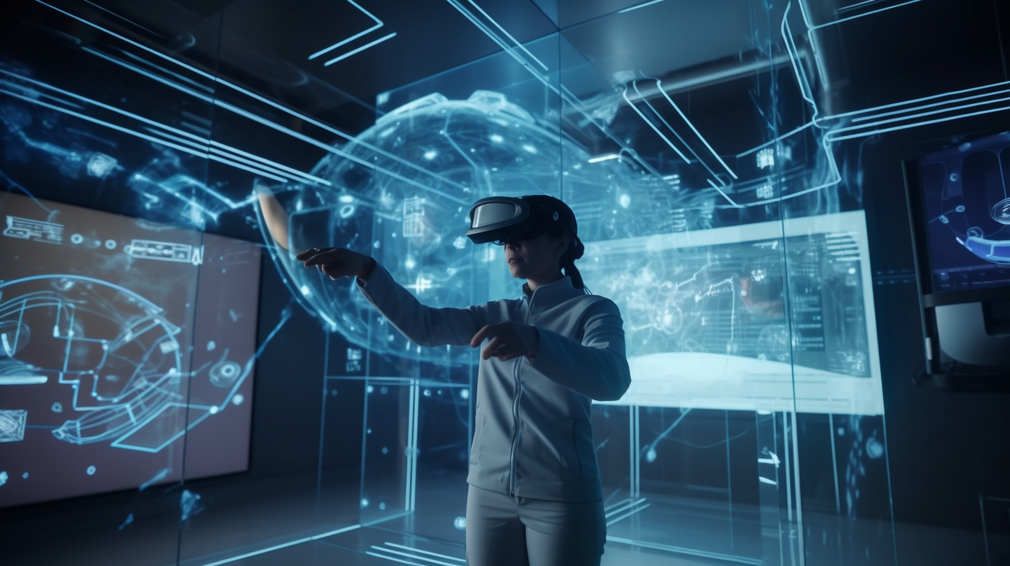 AI robot in retail store