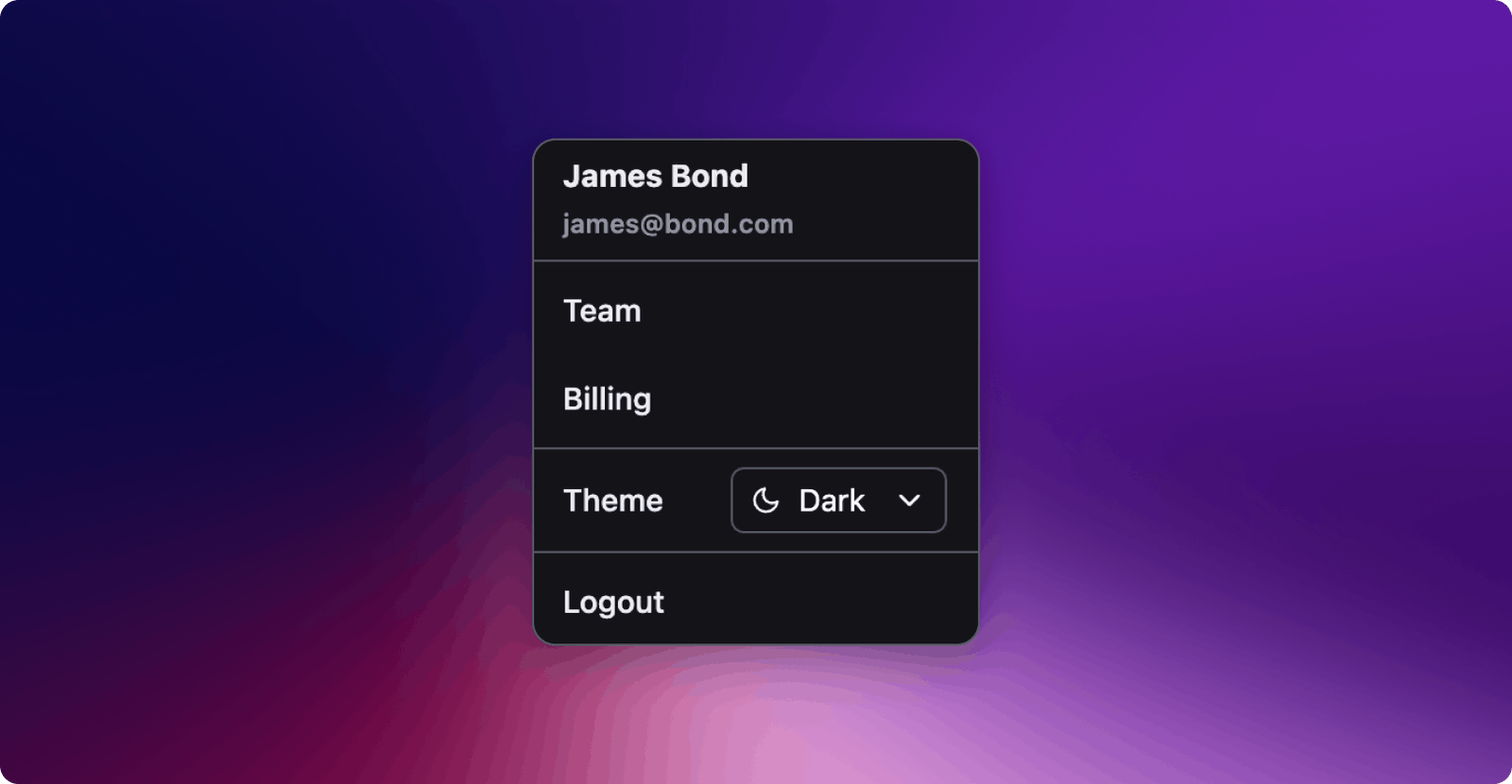 Add dark