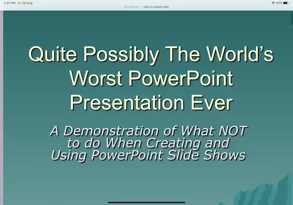 powerpoint presentation on ipad