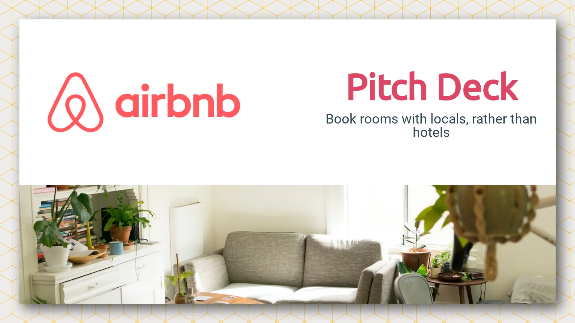 Airbnb Pitch Deck Template