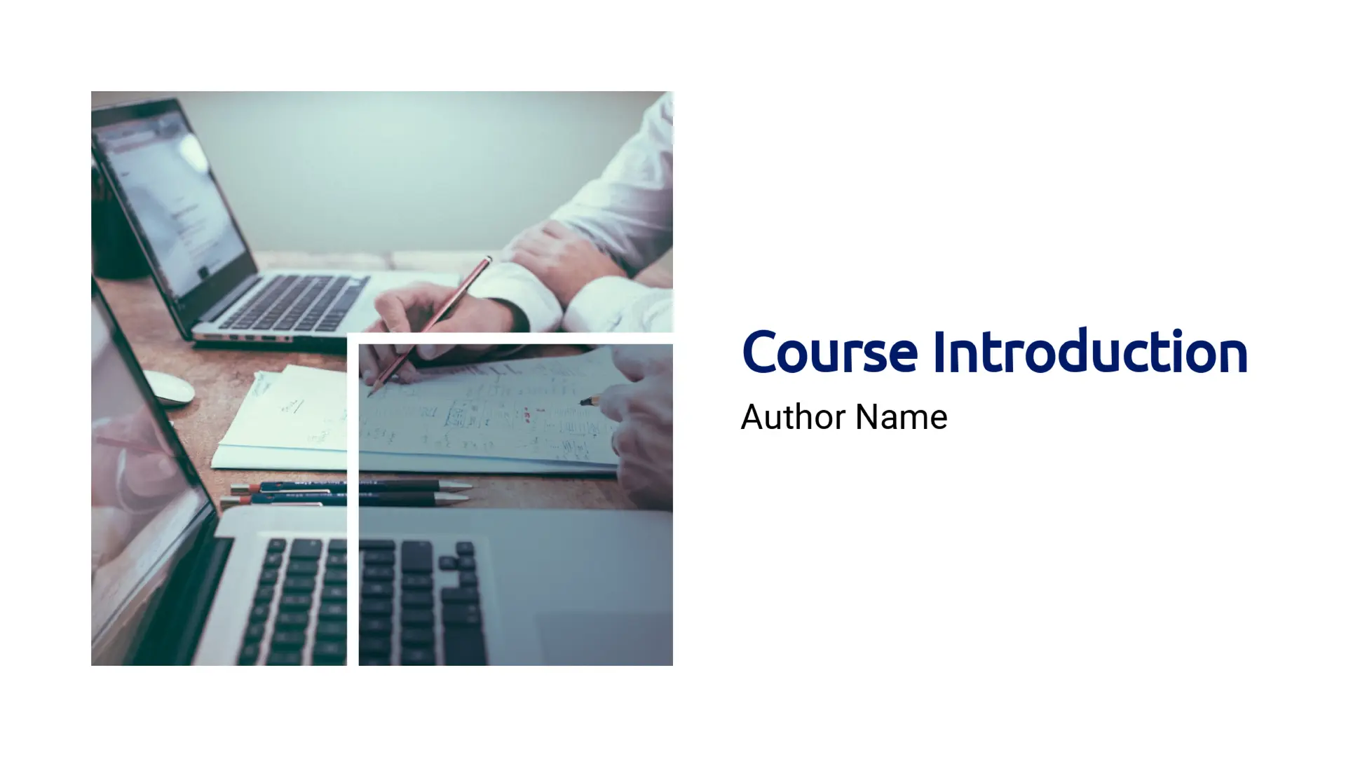 Online Course Template Online Course Template