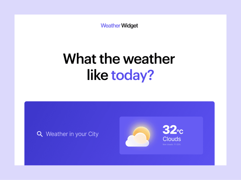 Weather app