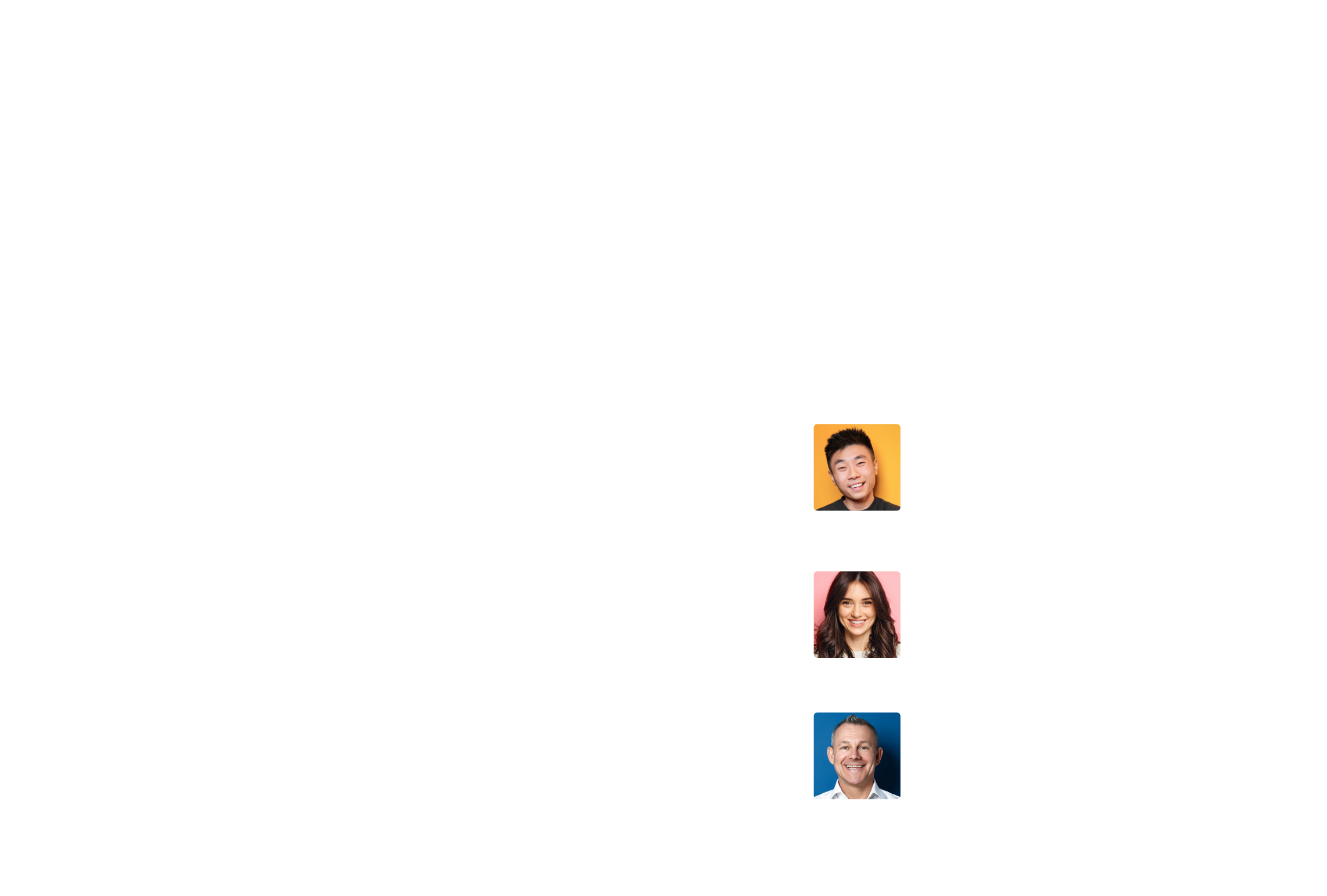 smiling headshots of App Tel employees