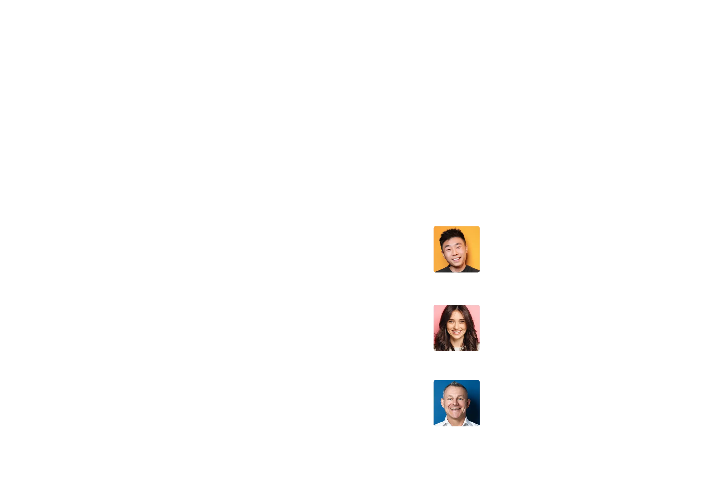smiling headshots of App Tel employees
