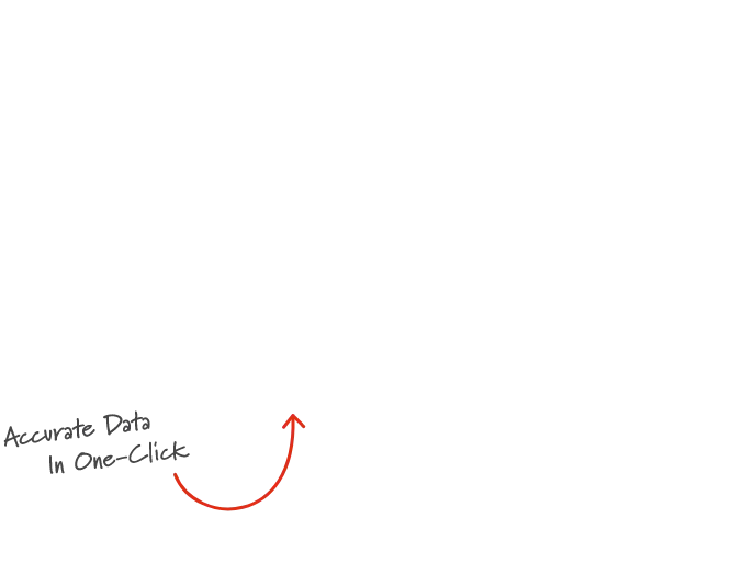 accurate data in one-click