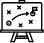 strategy on presentation icon