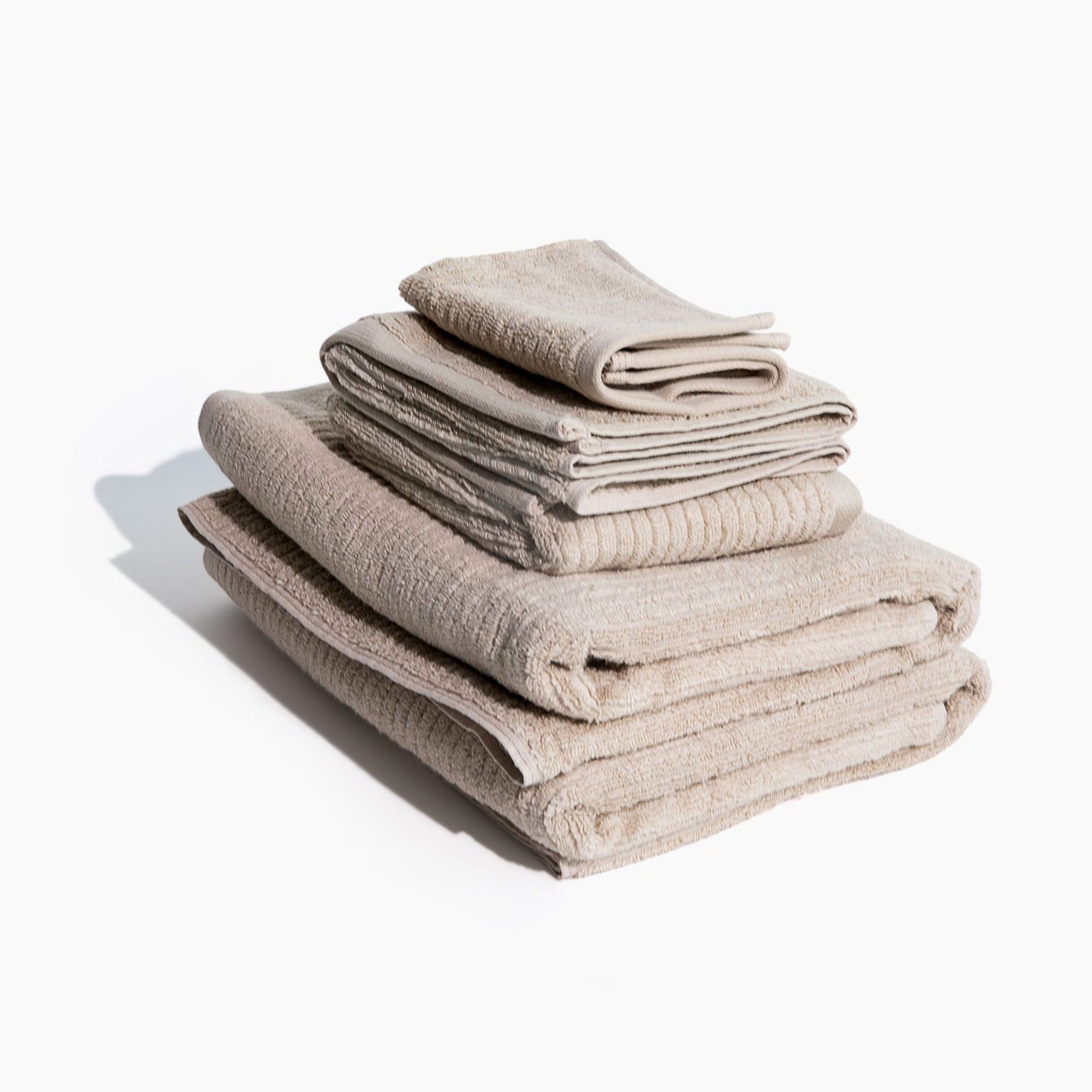 bath towels (beige)