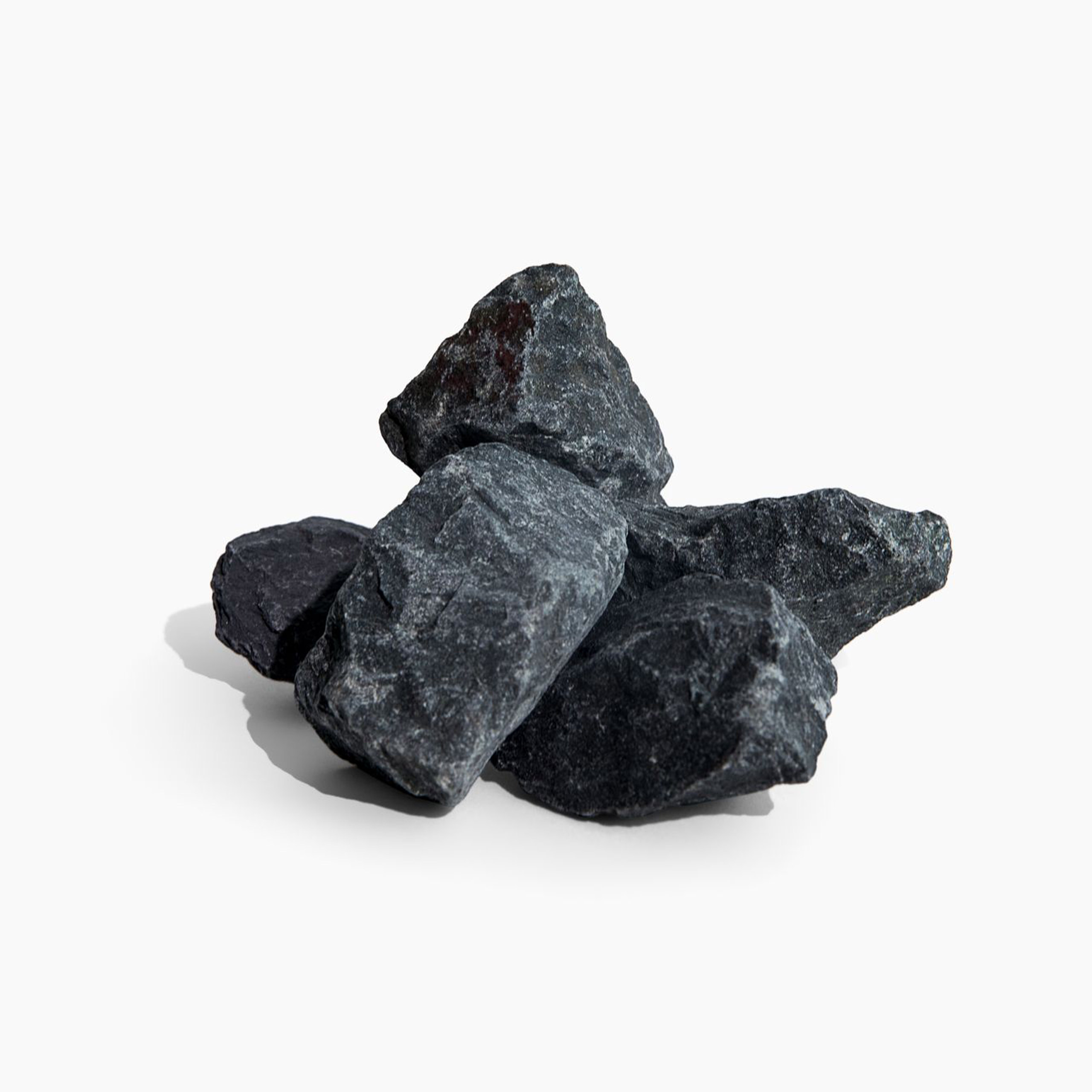 black rocks