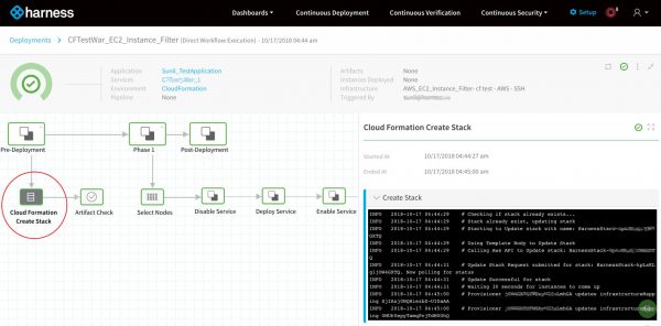 Workflow With Infrastructure Provisioners