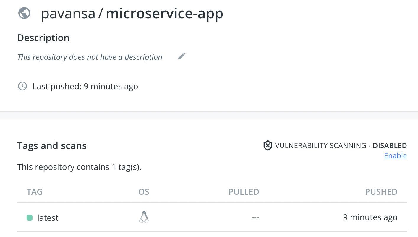 Docker image