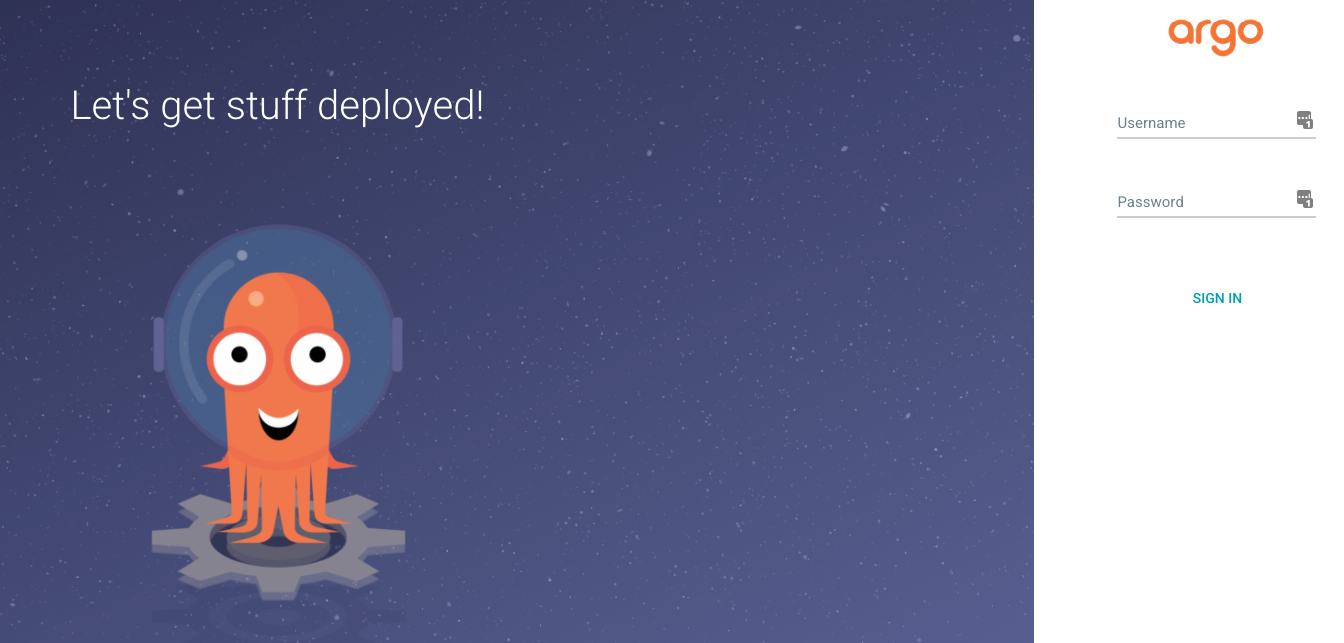 The ArgoCD UI