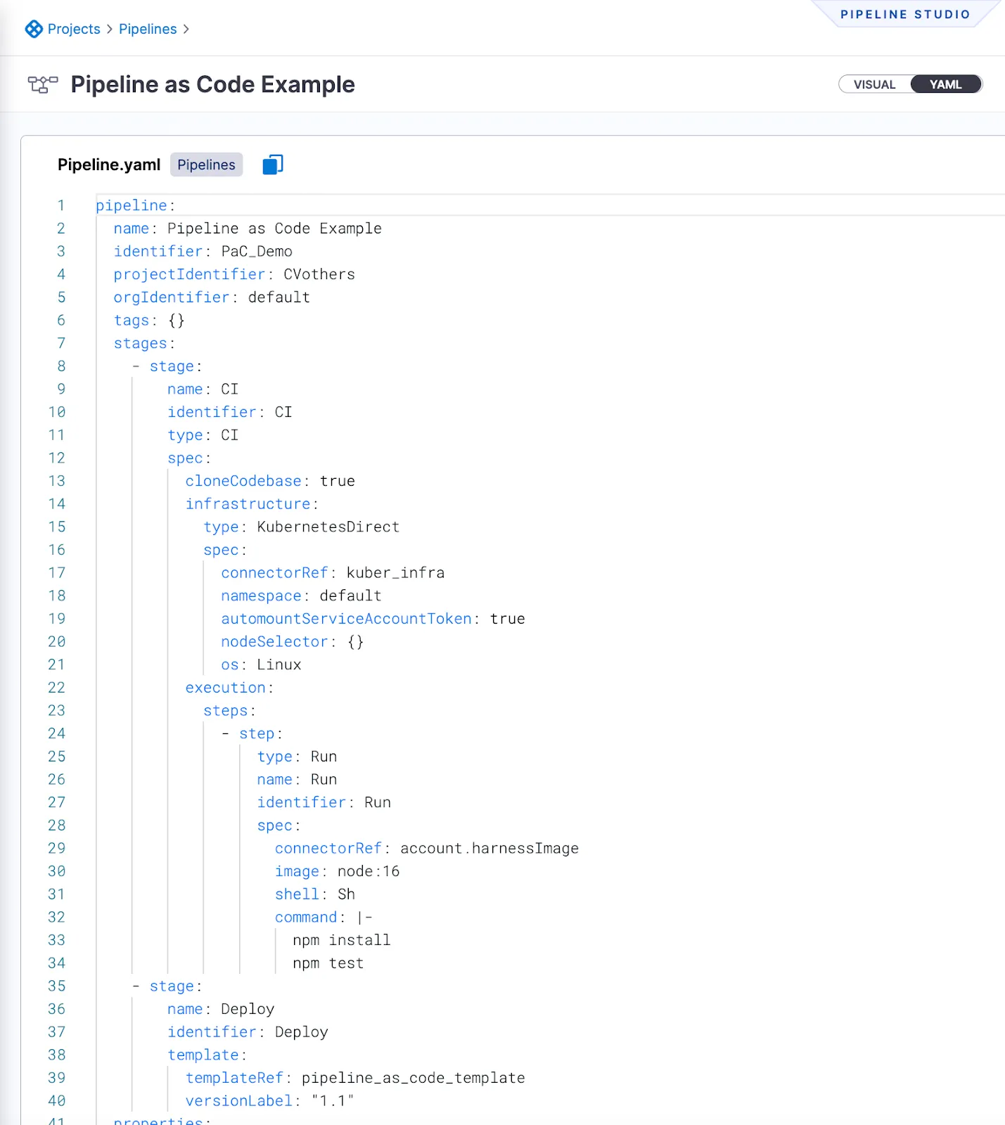 CI/CD Pipeline as Code with Harness Harness