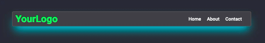Showing the change of the logo when the toggle is enabled.
