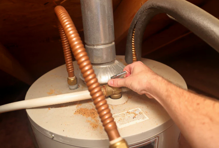 Why is my hot water brown