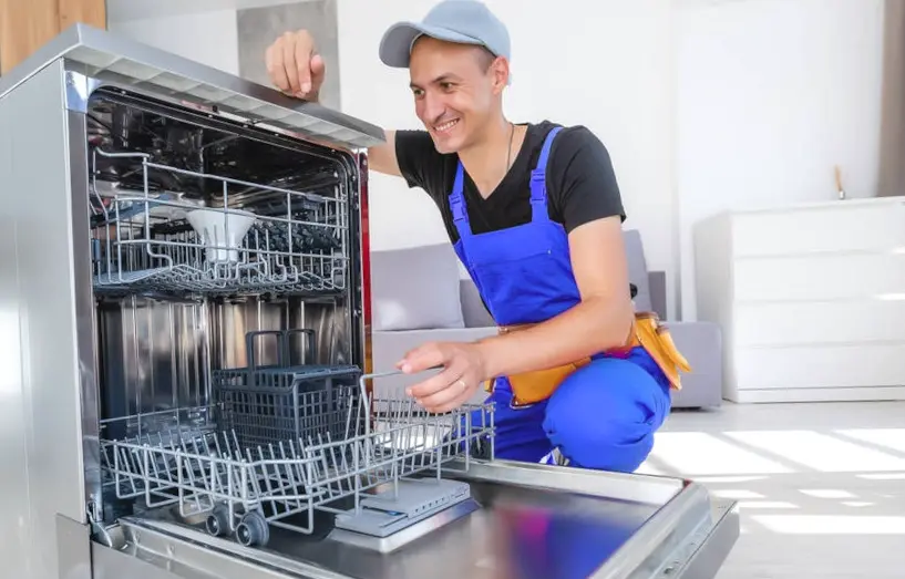 How to install freestanding dishwasher