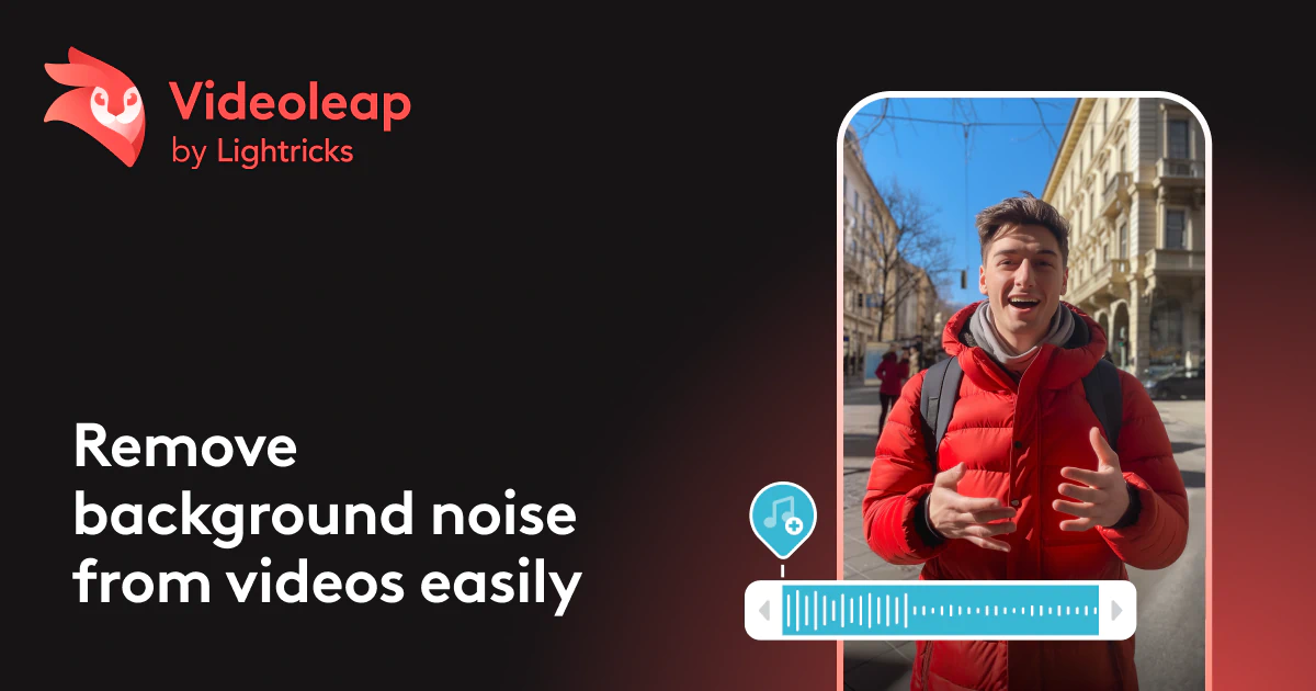 Remove Background Noise From Video | Videoleap