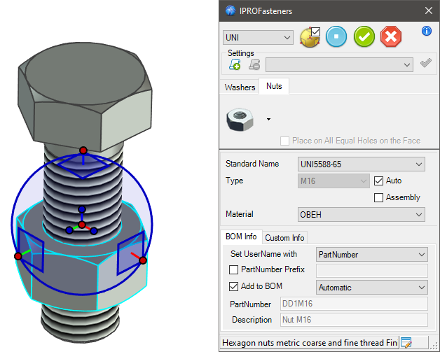 Fasteners Placement Associated