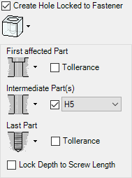 Fasteners Create Hole