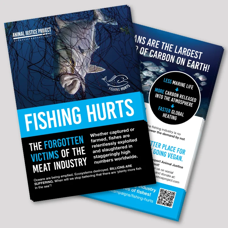 Fishing Hurts A5 Foldout Leaflets