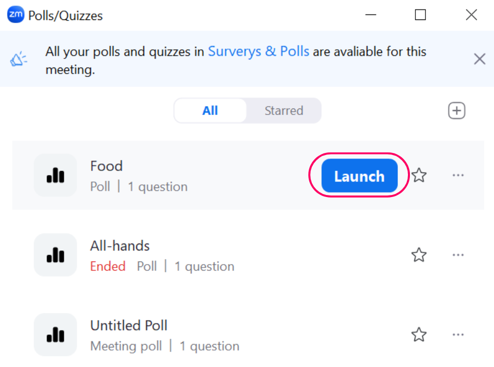 How to run a live poll in Zoom