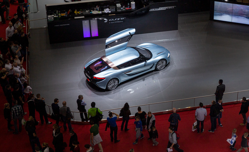 nanoFlowcell - QUANT sport limousine electric car - GIMS 2014