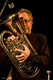 Allen Jacobson playing a baritone