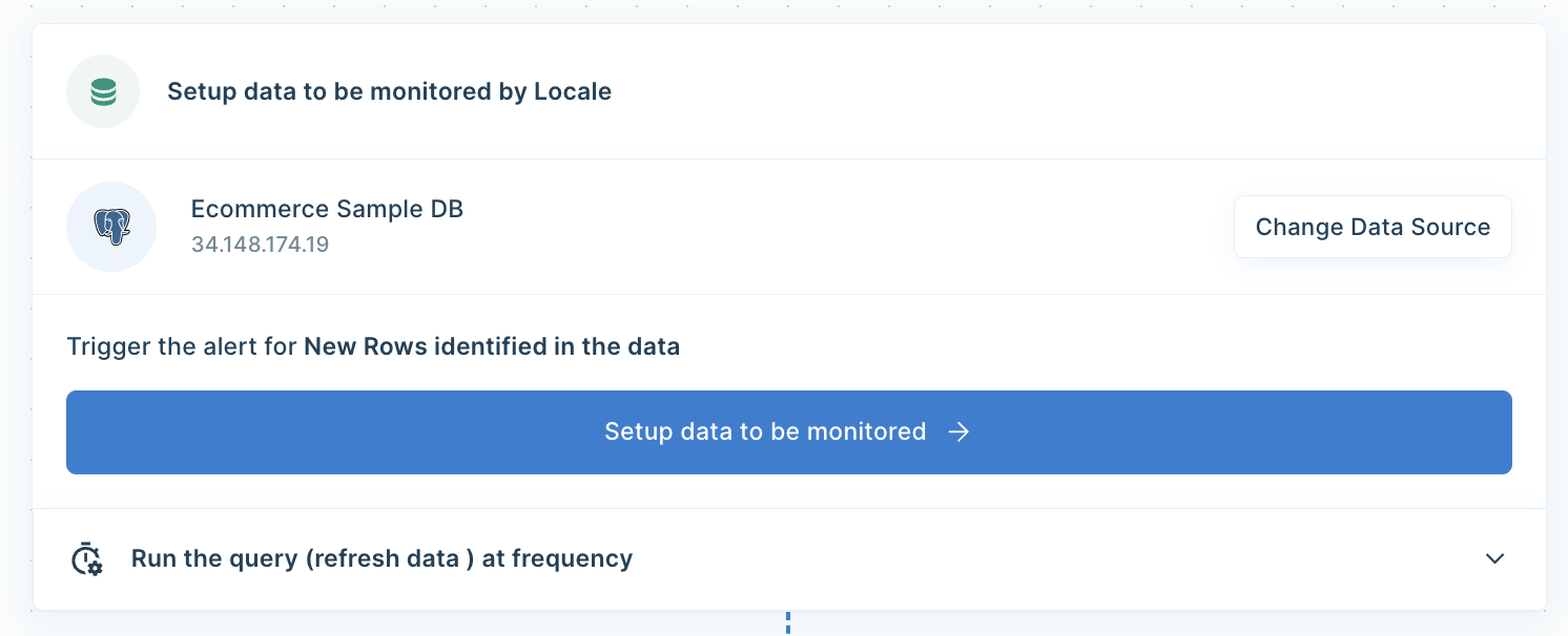 Postgres Database Connection setup on Locale platform