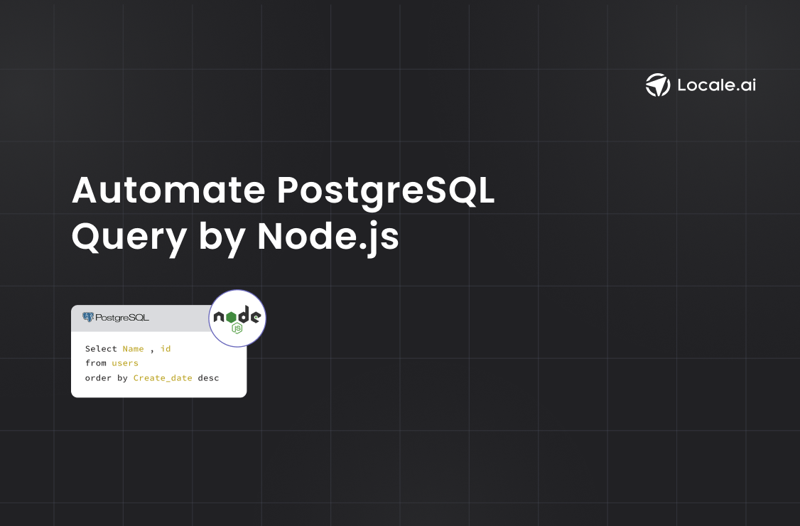 Setup guide to automate SQL query by Node.js