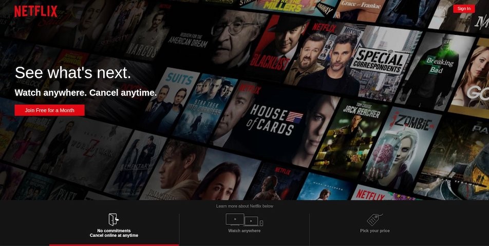 Netflix is one of the most famous Node.js apps.
