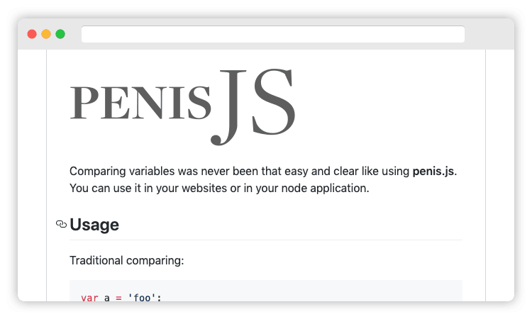 See the top 10 funny JavaScript libraries on the web.