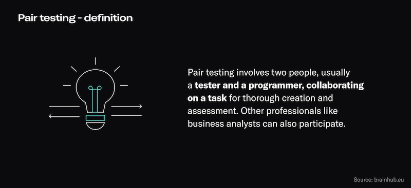Pair testing definition