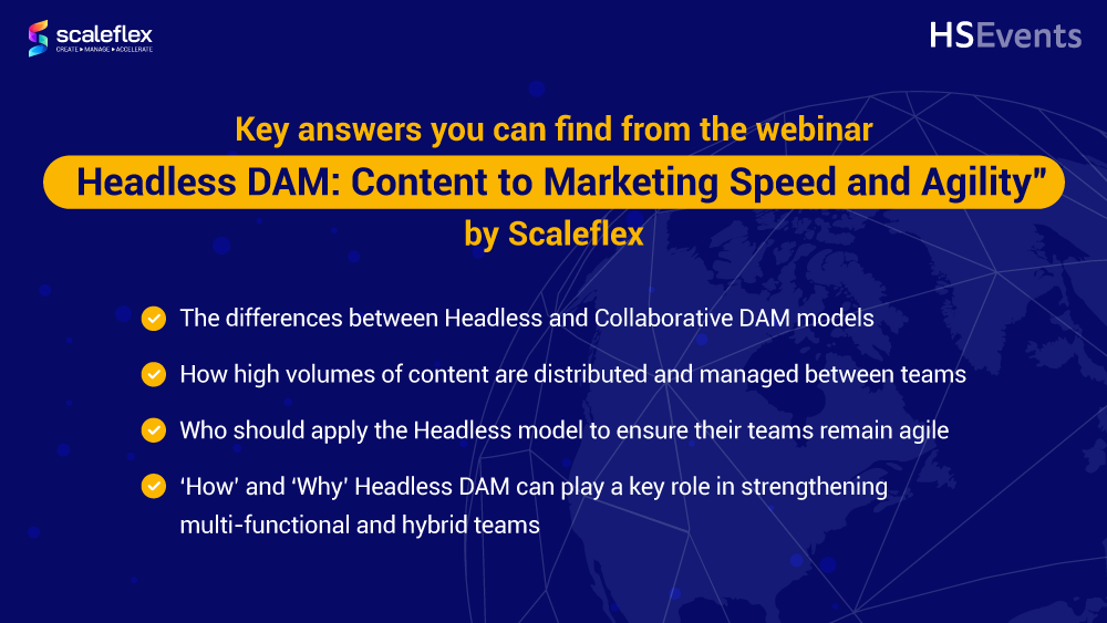 Learn about Headless DAM benefits with Scaleflex and Henry Stewart Events