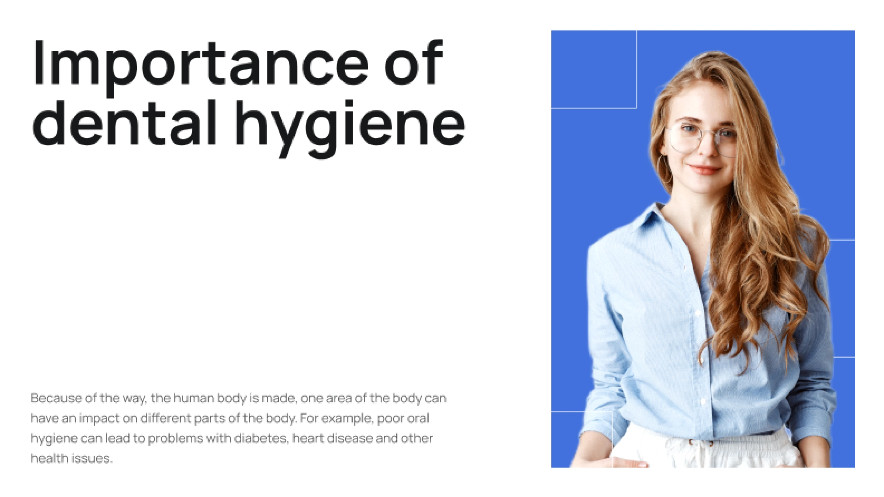 dentaly hygine AI video template