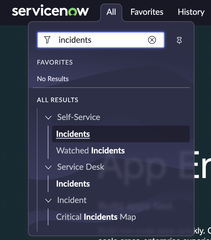 How To Use The Application Navigator In ServiceNow | Snowycode