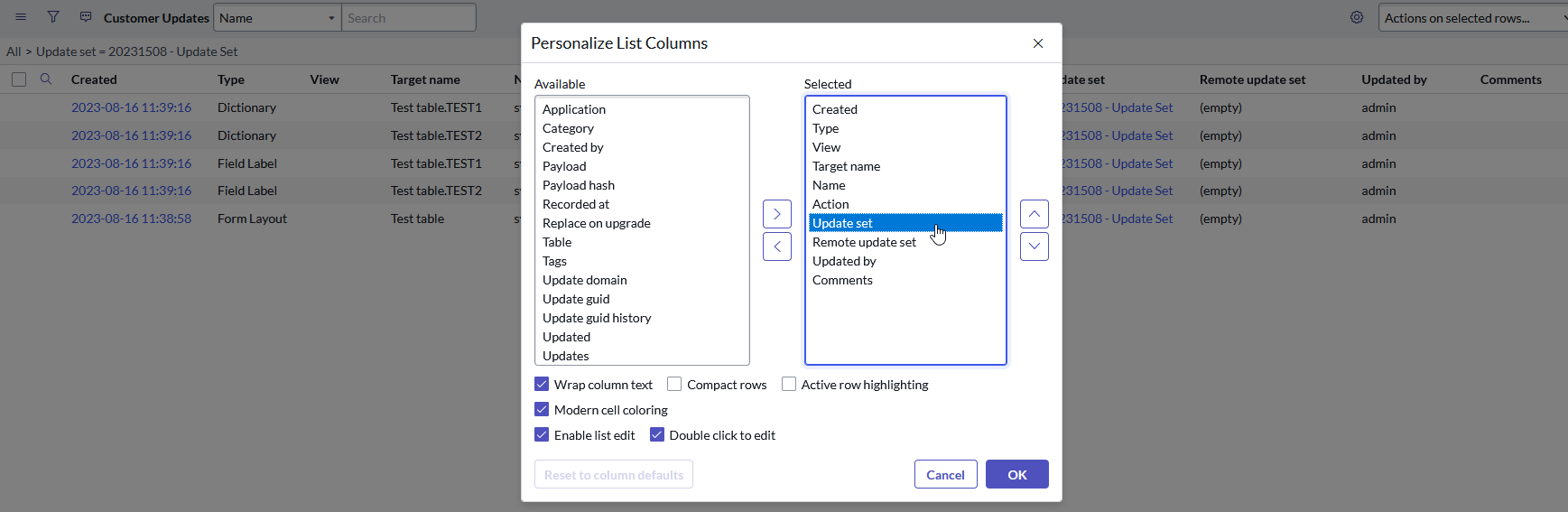 How To Move Updates Between Update Sets In ServiceNow | Snowycode