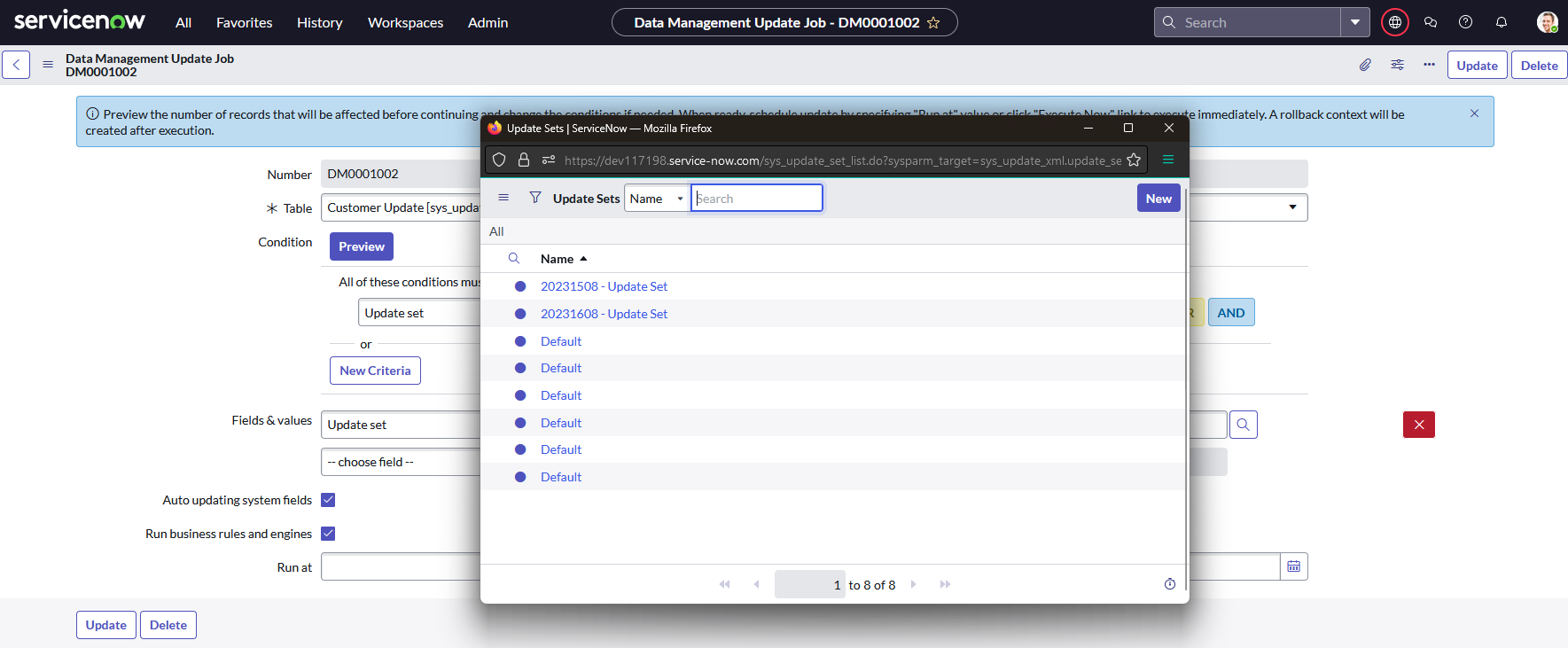 How To Move Updates Between Update Sets In ServiceNow | Snowycode