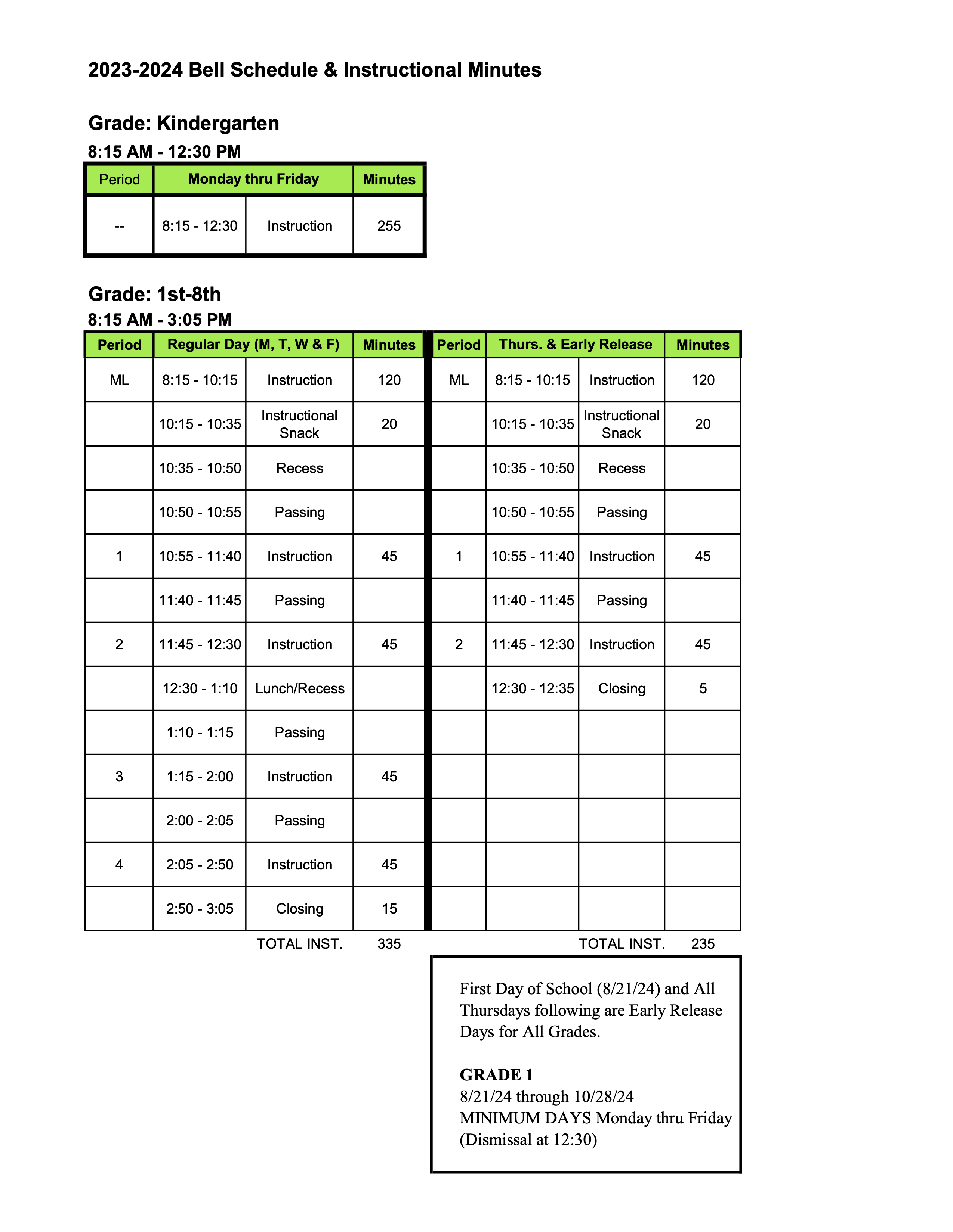Academic Calendar | Stone Bridge School