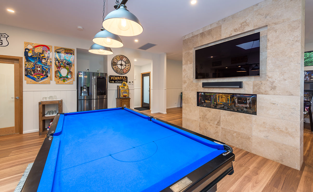 Carport Converted into a Rumpus Room Project