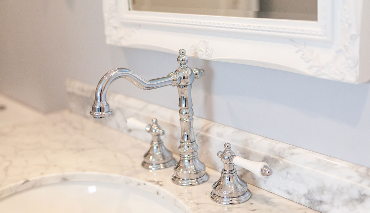 A French provincial bathroom renovation in Gwynneville Project