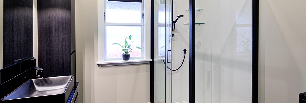 A new bathroom and tiled kitchen splashback for a Wellington house ...