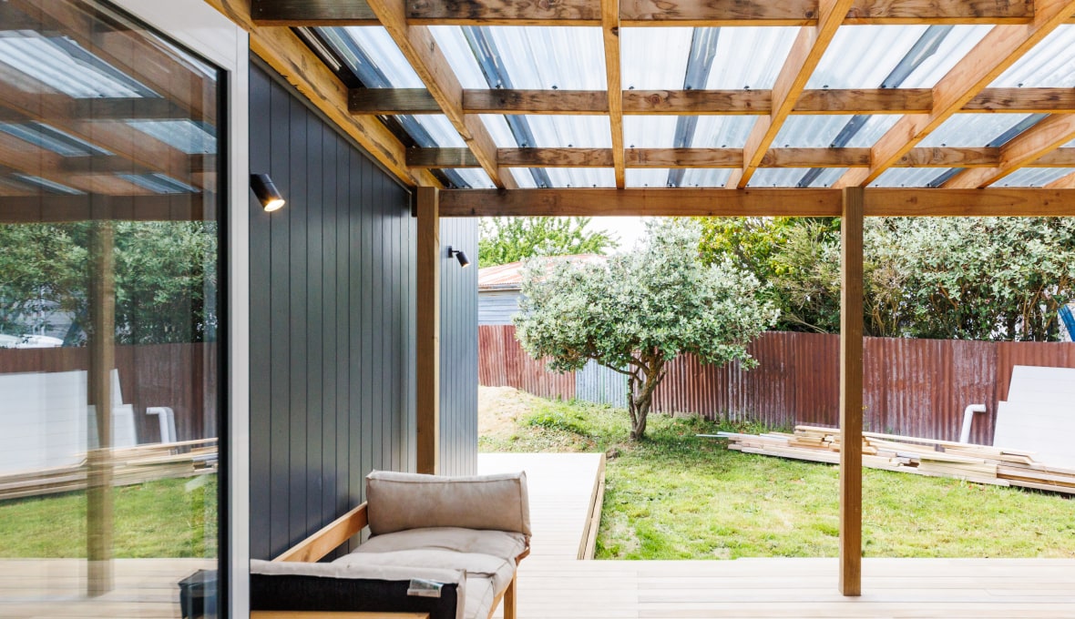 A stylish yet understated master suite extension in Shannon, Manawatu