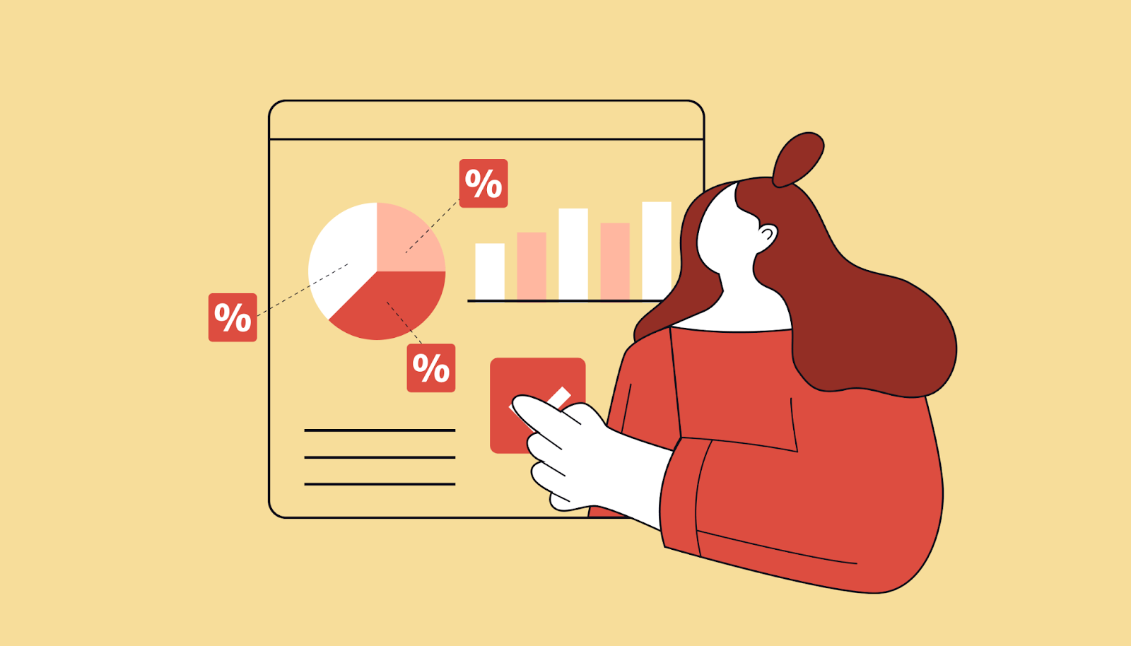 data visualization dashboard illustration