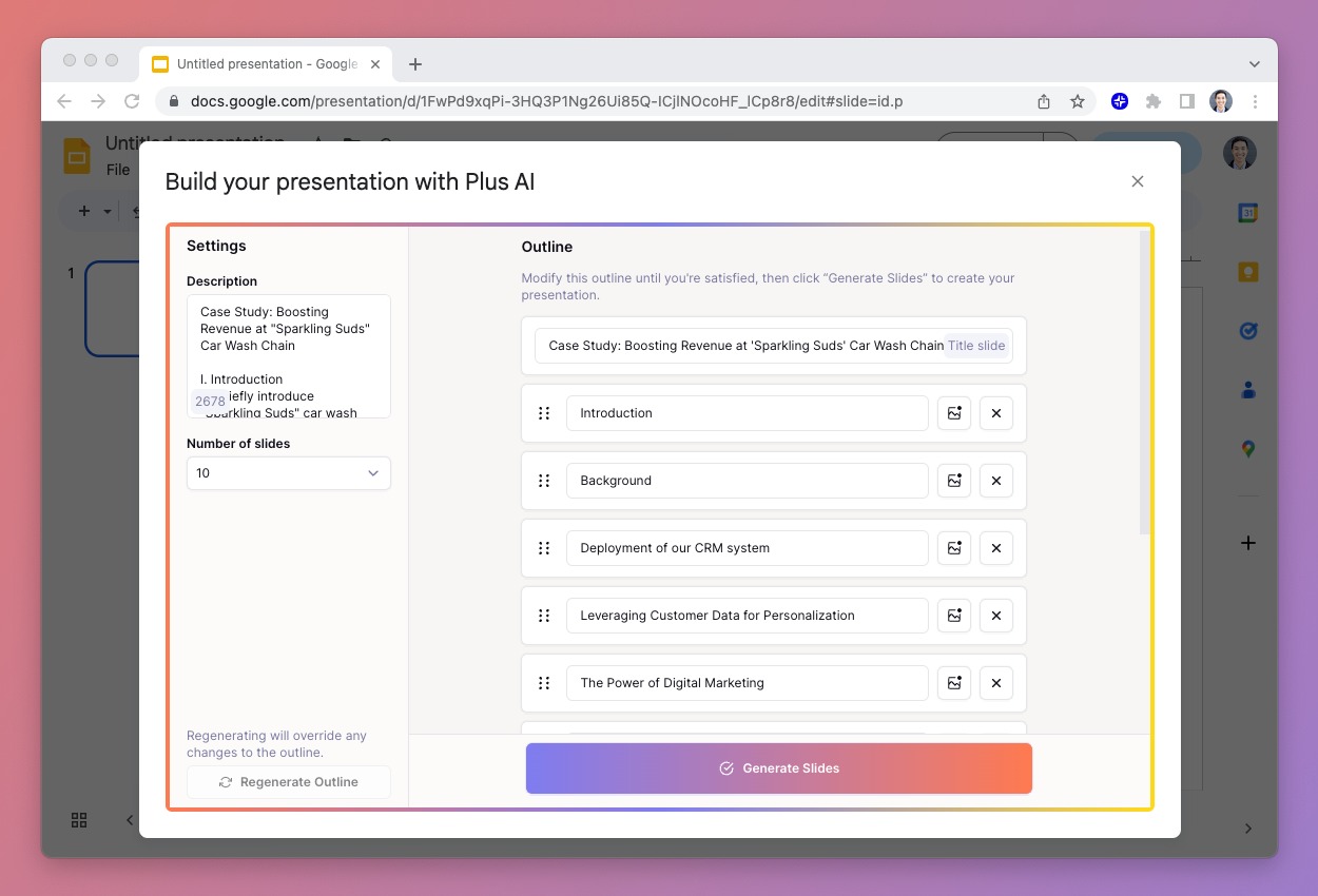 how to prompt chatgpt to create a powerpoint presentation