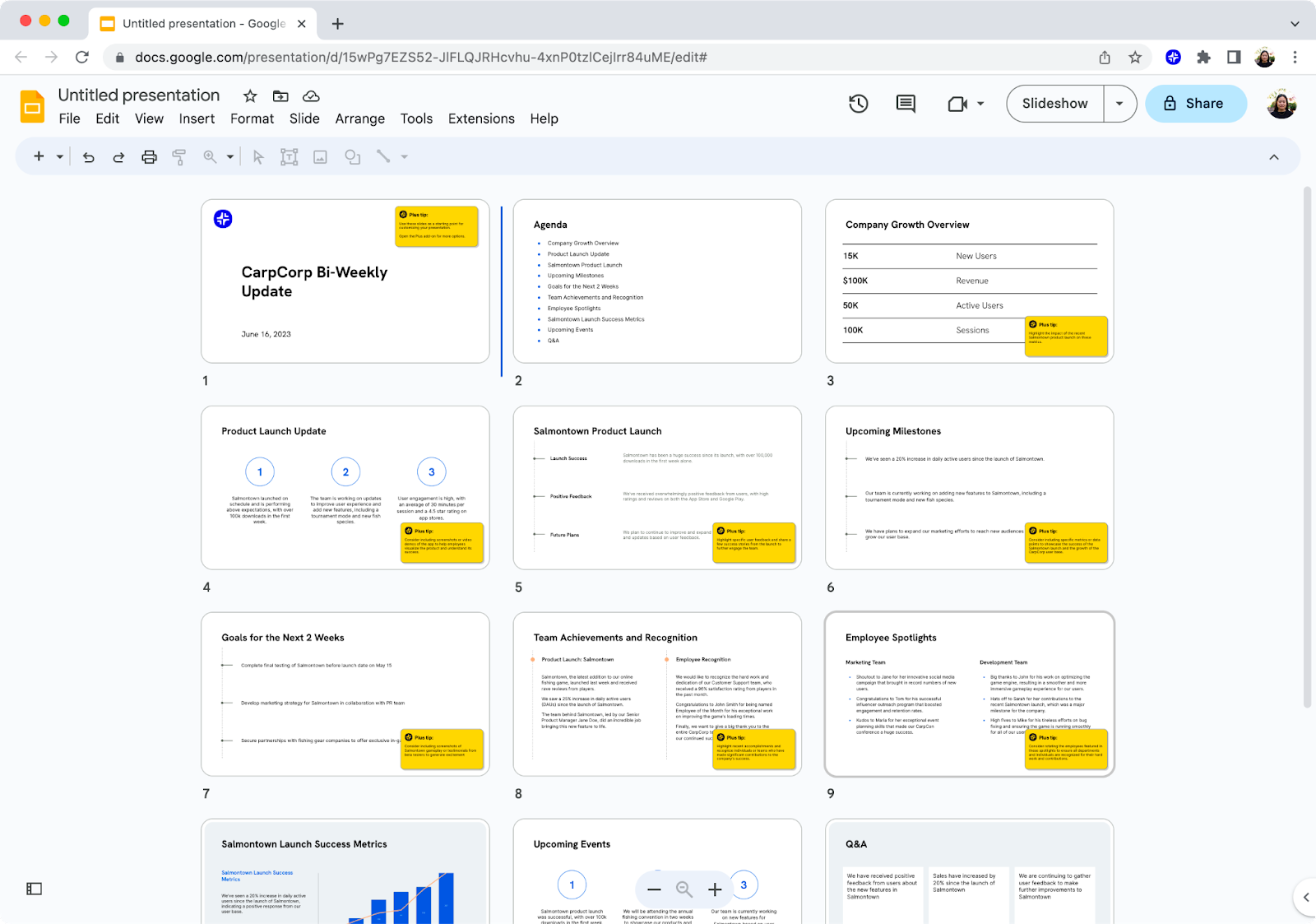 presentation ai google