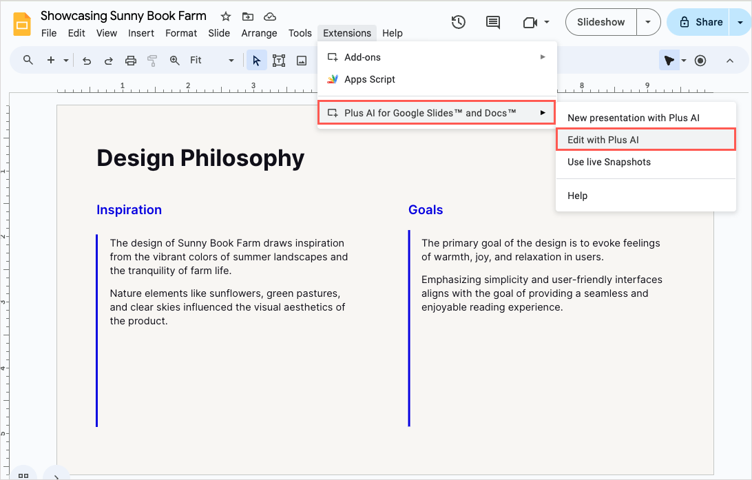 how to print presentation with notes google slides